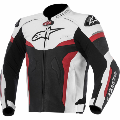 Alpinestars - Alpinestars Celer Leather Jacket - 310501512352 - Black/White/Red - 42