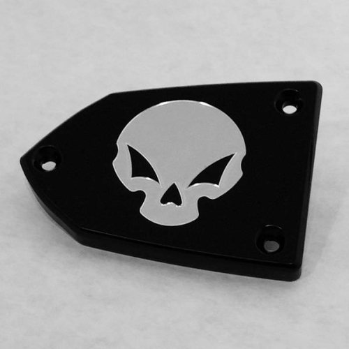 RF Custom Parts - RF Custom Parts Reservoir Cover - Right - Alien Skull - Black - RF-3624R