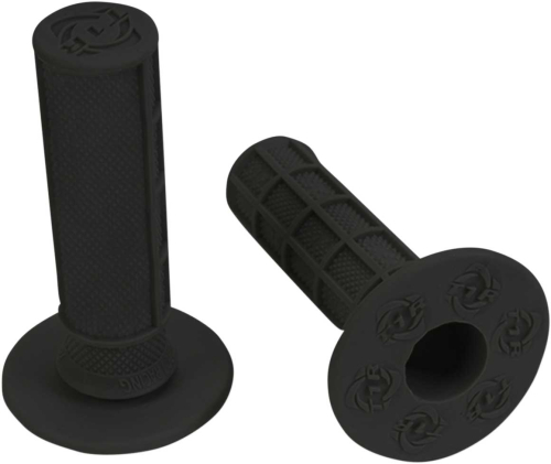 TORC1 Racing - TORC1 Racing Hole Shot MX Grips - 1/2 Waffle - Medium - Black - 3050-0200