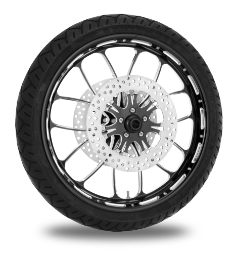 Performance Machine - Performance Machine Heathen Front Wheel Package - 21x3.5in. - Platinum Cut - 9202-7106R-HEAAJ-BMP