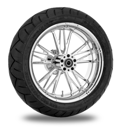 Xtreme Machine - Xtreme Machine Execute Rear Wheel Package - 17x6in. - Chrome - 9269-7716R-XEX-CH
