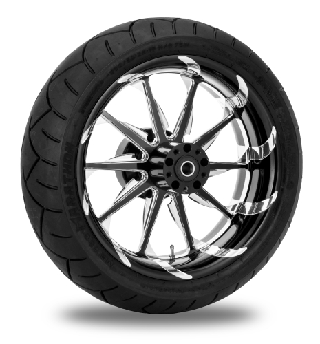 Xtreme Machine - Xtreme Machine Launch Rear Wheel Package - 17x6in. - Platinum - 9269-7716R-XLA-BMP
