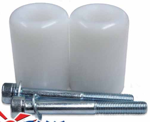 Shogun Motorsports - Shogun Motorsports Frame Slider - White - 750-4830