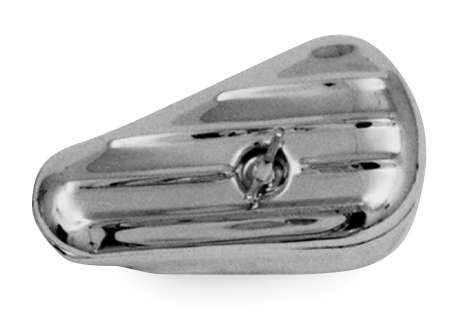 Paughco - Paughco Early Model Tool Box - Chrome Ribbed - 403A1