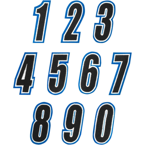 American Kargo - American Kargo Number Patch - #8 - Blue/Black - 3550-0245