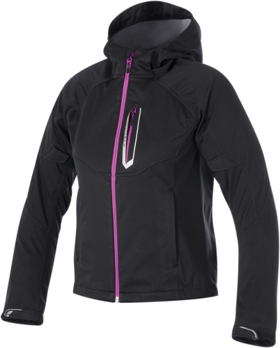 Alpinestars - Alpinestars Stella Spark Softshell Womens Jacket - 3319614-1327-XS - Black/Pink - X-Small