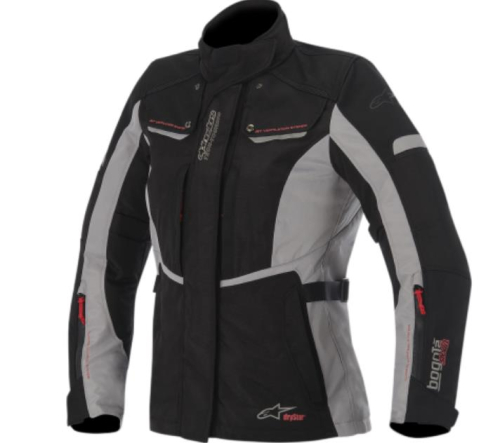 Alpinestars - Alpinestars Stella Bogota Drystar Womens Jacket - 3217015-102-2X - Black/Gray - 2XL