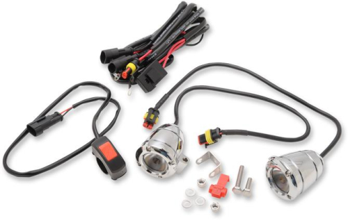 Bluhm Enterprises - Bluhm Enterprises Compact Bullet LED Driving Light Kit - Chrome - BL-LBP2RC