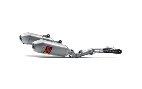Akrapovic - Akrapovic Racing Line Full System Dual Exhaust - Titanium Mufflers with Spark Arrestor - S-H4MR15-QTA
