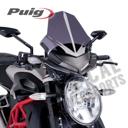 PUIG - PUIG New Generation Sport Windscreen - Dark Smoke - 6400F