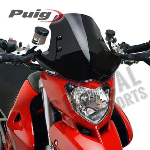 PUIG - PUIG Naked New Generation Sport Windscreen - Dark Smoke - 5196F