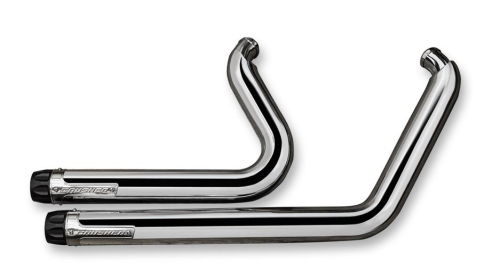Kuryakyn - Kuryakyn Crusher Maverick 2-Into-2 Exhaust System - Chrome - 569