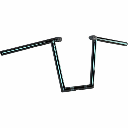 Paughco - Paughco 1in. Custom Z-Bar Handlebar with LED Lights - Black - H41Z12B