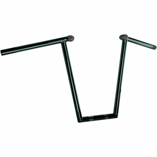 Paughco - Paughco 1in. Custom Z-Bar Handlebar with LED Lights - Black - H41Z16B