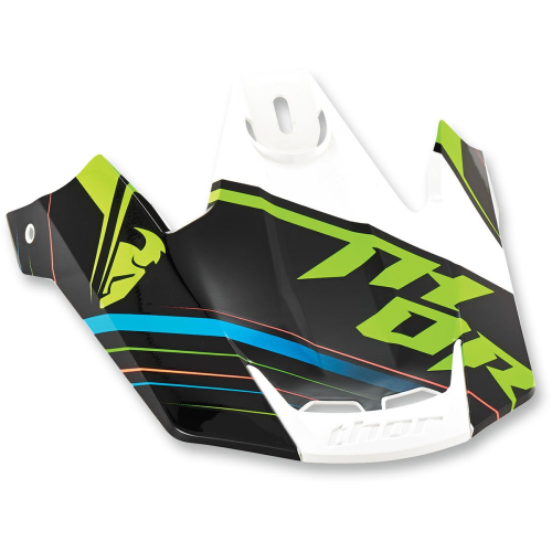Thor - Thor Visor Kit for Verge Stack Helmet - Flo Green - 0132-0835