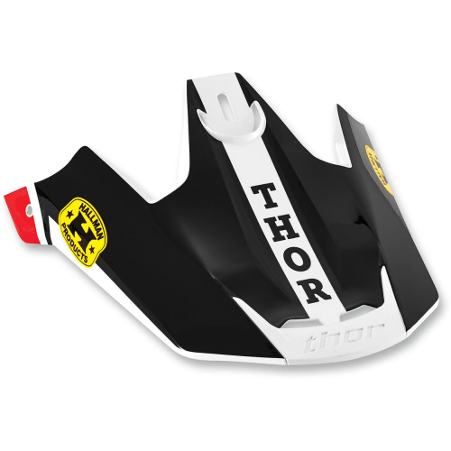 Thor - Thor Visor Kit for Verge Pro GP Helmet - Red/Black - 0132-0841
