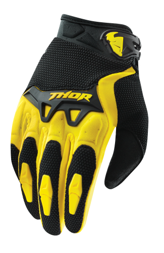 Thor - Thor Spectrum Gloves (2017) - XF-2-3330-3121 - Yellow - X-Small