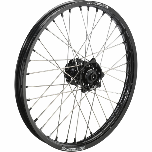 Moose Racing - Moose Racing XCR Front Wheel Set - 21x1.60 - Black Hub/Black Rim - 0203-0563
