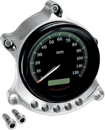 RSD - RSD Cafe Gauge Re-locator for Bottom Mount Headlight - Chrome - 0207-2022-CH