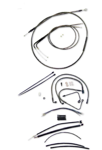 Magnum - Magnum Black Pearl Handlebar Installation Kit for 15-17in. Ape - 487222
