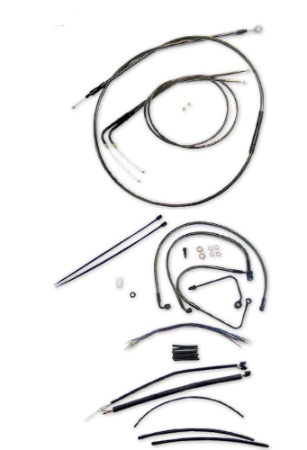 Magnum - Magnum Black Pearl Handlebar Installation Kit for 15-17in. Ape - 487132