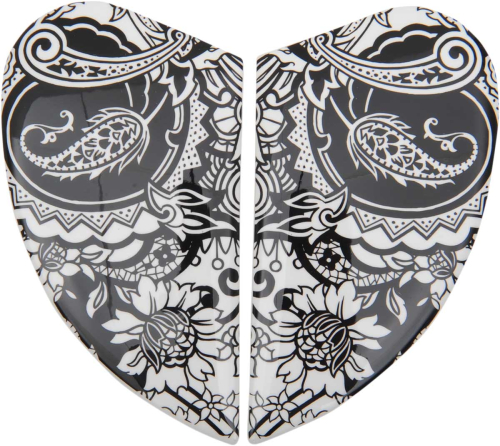 Icon - Icon Side Plate Kit for Airmada Chantilly Helmet - White - 0133-0759