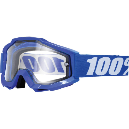 100% - 100% Accuri Enduro Reflex Goggles - 50202-002-02 - Reflex Blue / Clear Lens - OSFM