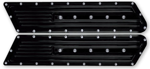 Covingtons - Covingtons Latch Delete Plates for Police Hard Bags - Dimpled - Black - C1013-B