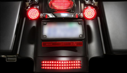 Custom Dynamics - Custom Dynamics Tri-Bar Fender Tip Light - Smoke - GEN-TRI-1-SMOKE