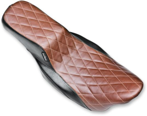 Le Pera - Le Pera Nomad II Seat - Black/Brown Diamond - LK-777DMD BR/BK