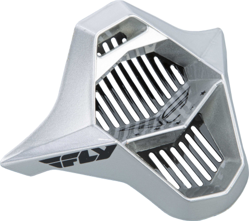 Fly Racing - Fly Racing Mouthpiece for Kinetic Jungle Helmets - Gray/Red - 73-4761