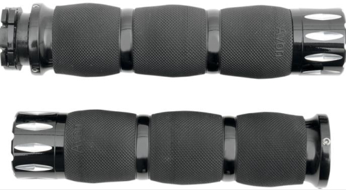 Avon Grips - Avon Grips Rival Air Cushioned Grips - Black Anodized - MT-IN-AIR-90A-R