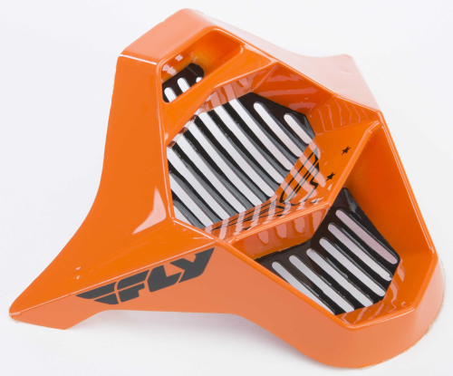 Fly Racing - Fly Racing Mouthpiece for Kinetic Jungle Helmets - Orange/Green - 73-4766
