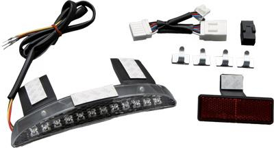 West-Eagle Motorcycle Products - West-Eagle Motorcycle Products LED Chopped Fender Tail Light - Clear Lens - H5172-CL