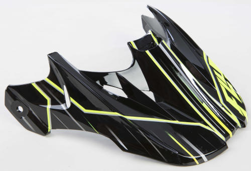 Fly Racing - Fly Racing Visor for Fly Aurora Helmets - Speed Black/Hi-Vis - 73-4822
