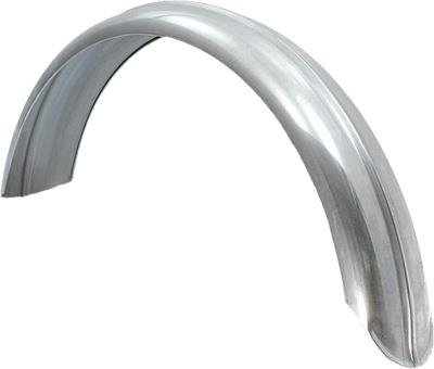 West-Eagle Motorcycle Products - West-Eagle Motorcycle Products Center Ribbed Fender - 4 3/4in. - Aluminum Polished - 3520