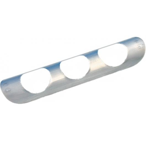 West-Eagle Motorcycle Products - West-Eagle Motorcycle Products Universal Heat Shield - Drilled - 10in. Long - Polished - 4419-P