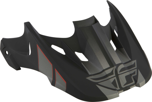 Fly Racing - Fly Racing Visor for Kinetic Impulse Helmets - Matte Gray/Black - 73-4731