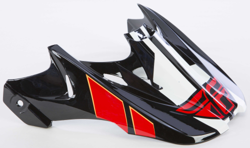 Fly Racing - Fly Racing Visor for Kinetic Impulse Helmets - Red/Black/White - 73-4732