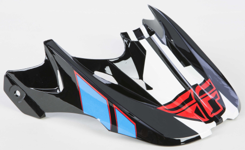 Fly Racing - Fly Racing Visor for Kinetic Impulse Helmets - Blue/Black/White - 73-4733