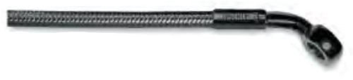 Magnum - Magnum Black Pearl E-Z Align Single Disc Front Brake Line - 180deg. Top Angle - 60in - 46760SW