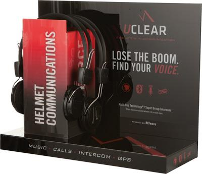UClear - UClear Helmet Communications Counter Display - TBL18X12