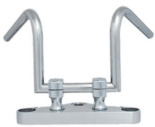 West-Eagle Motorcycle Products - West-Eagle Motorcycle Products 1in. Rabbit Handlebar with Dimples - Polished Stainless Steel - 0075