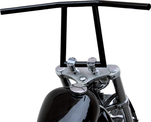 West-Eagle Motorcycle Products - West-Eagle Motorcycle Products 1in. Attack Handlebar with Dimples - Black - 0717-BK