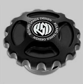 RSD - RSD Billet Aluminum Gas Cap - Gear Drive - Black Ops - 0210-2006-SMB
