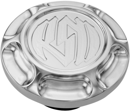 RSD - RSD Replacement Fuel Gauge Cap Without LED Fuel Light - Vintage - Chrome - 0210-2012-CH