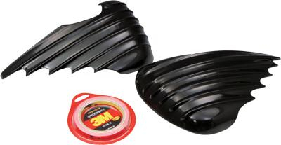 West-Eagle Motorcycle Products - West-Eagle Motorcycle Products Side Cover Garnish - Batwing - H1323