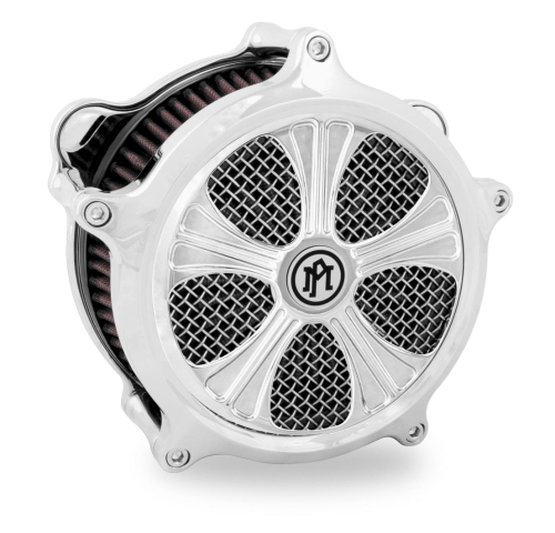 Performance Machine - Performance Machine Syndicate Universal Super Gas Air Cleaner Faceplate - Chrome - 0206-2010SYN-CH
