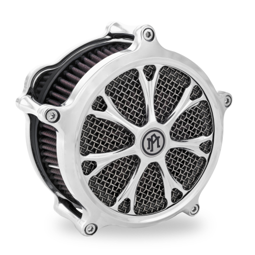 Performance Machine - Performance Machine Paramount Universal Super Gas Air Cleaner Faceplate - Chrome - 0206-2010PAR-CH