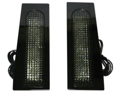 Custom Dynamics - Custom Dynamics Fillerz Saddlebag LED Lights - Smoke/Black - GEN-FDRS-SMK-B